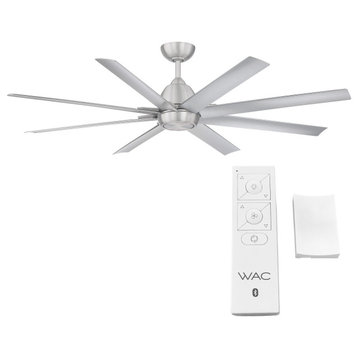Mocha XL Indoor/Outdoor 8-Blade Smart Ceiling Fan 66" Brushed Aluminum