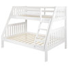 Twin/Full Mission Bunk Bed White