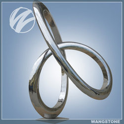 stainless steel home decoration sculpture - Sculptures