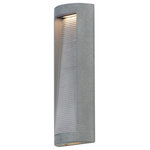 ET2 Lighting - ET2 Lighting Boardwalk LED 2-Light Outdoor Wall Sconce in Greystone - This outdoor collection is cast in concrete for maximum durability in harsh climates such as coastal environments. Available in your choice of White or Grey Aggregate, both are powered by dual integrated LED boards for efficient and long life operation.