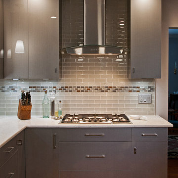 Stunning Silver Cabinets