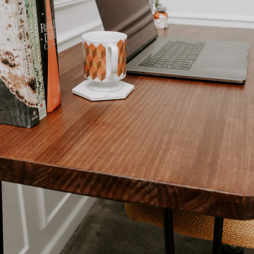 Butcher Block Computer Desk