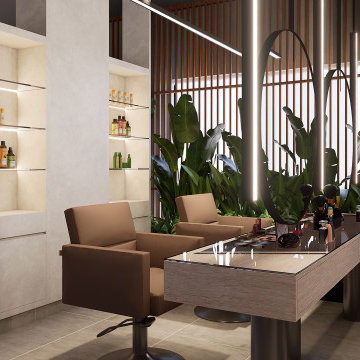 beauty parlour interior design