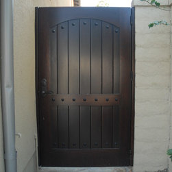 Clean and Simple Wood Gates - Home Fencing And Gates