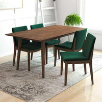 Levi Modern Style Solid Wood Rectangular Dining Kitchen Table - Modern ...
