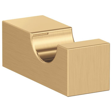 Monument Contemporary Single Robe Hook, Champagne Bronze