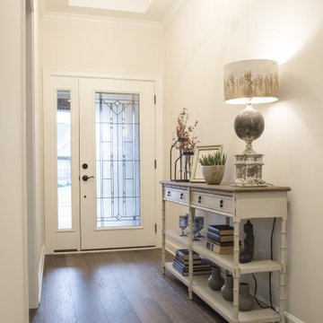 2019 | Floyds Fork Patio Home: Foyer, Office, & Bathroom