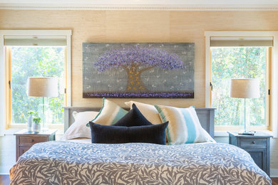 Inspiration for a transitional bedroom remodel in Other