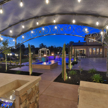 Sacramento Area Spectacular Mediterranean Custom Home