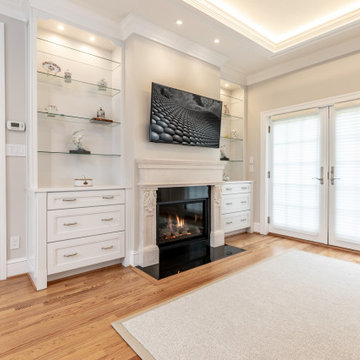 Modern and Serene Spa Master Bath in McLean, Northern Virginia