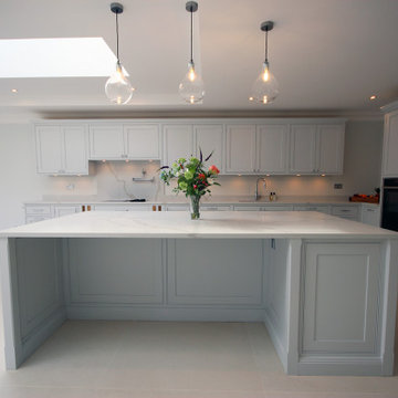 East Molesey - Grand hand made beaded in-frame shaker kitchen