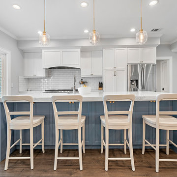 Transitional Style | Kitchen Living Laundry