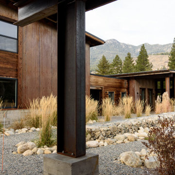 A Modern-Rustic Family Home Designed to Survive Wildfires
