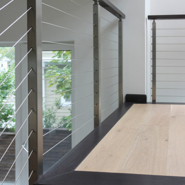 Project #70 | Open-Riser Staircase with Cable Railing