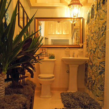 A bathroom for a bride