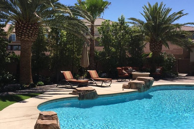 Pool - tropical pool idea in Las Vegas