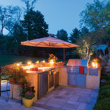 outdoor kitchen