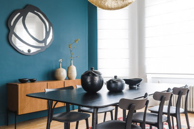 Design ideas for a contemporary dining room in Nancy.