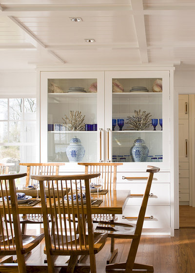 Beach Style Dining Room by Michael McKinley and Associates, LLC