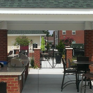 Apartment Complex Pergola