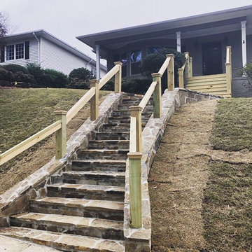 Flagstone Staircase/Low Voltage Lighting