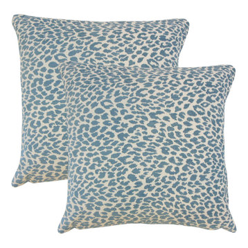 Pesach Animal Print Throw Pillows, Set of 2, Kiwi