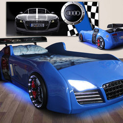 Audi Race Car Bed Blue - Bedroom Products