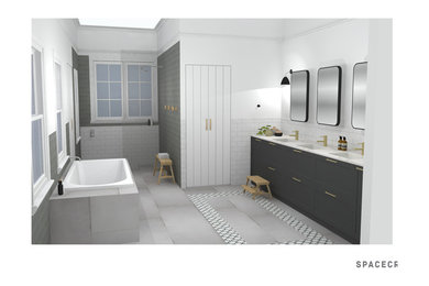 Design ideas for a bathroom in Perth.