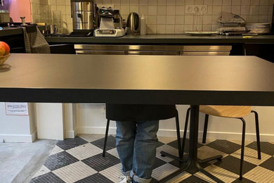 Cette photo montre une maison éclectique.