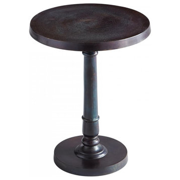 Emerson Table, Bronze And Blue, Aluminum, 22.75"H (8296 M6N4D)