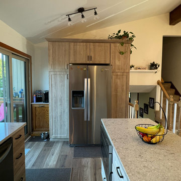 Stunning Kitchen Remodel Done with New Two-Tone Cabinets