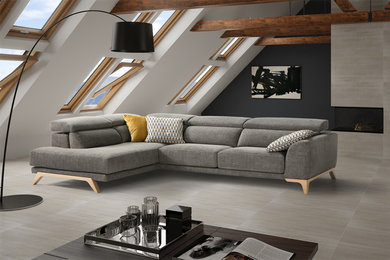 Exposición sofás estilo moderno