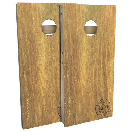 Siamese Rosewood Regulation Cornhole Board Set, Includes 8 Bags