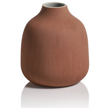 Weston Sepia Porcelain Vase, 5.75"