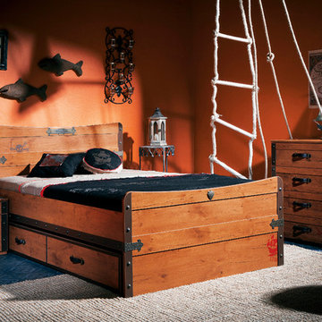 Pirate ship bedroom