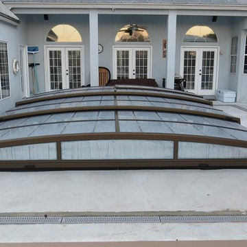 Retractable Pool Enclosures - Low Design Models