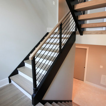 Project #52 | Minimalist Open Riser Stairway