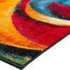 Susan Contemporary Abstract Area Rug, Multi-Color, 3'11''x5'3''