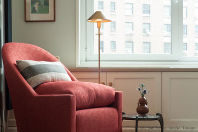 Living room - transitional living room idea in New York