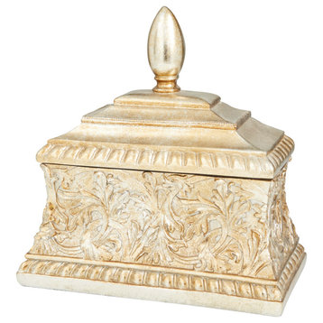 Traditional Gold Polystone Decorative Jars 560330