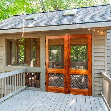 Screened-In Guest House for Giraffe Design Build