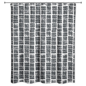 Abstract Swatches 1 71x74 Shower Curtain