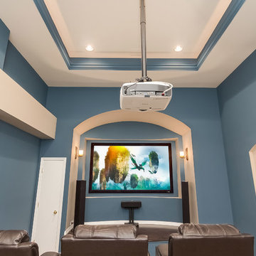 Basement Home Theater Projector