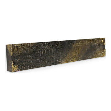 Safari Elegance: The Crocodile Venetian Plaster Cornice from Iam-ness