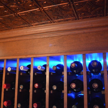 1000 Bottle Wine Cellar with Cherry Wood Racks