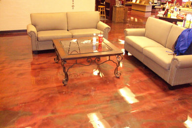 Metallic epoxy floor coating