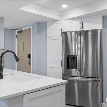 Kitchen Remodel Longboat Key FL – White Shaker Cabinets and Quartz