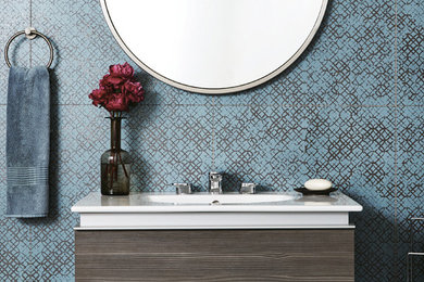 Inspiration for a transitional bathroom in New York.