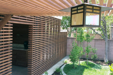 Design ideas for a modern garden in Orange County.