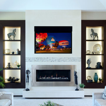 Concrete Fireplace Surrounds